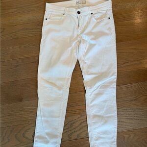Free people off-white stretch jeans size 29